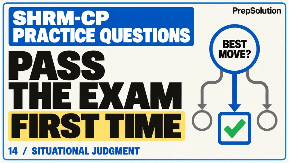 SHRM CP SJI Practice | MUST WATCH BEFORE DECEMBER ATTEMPT