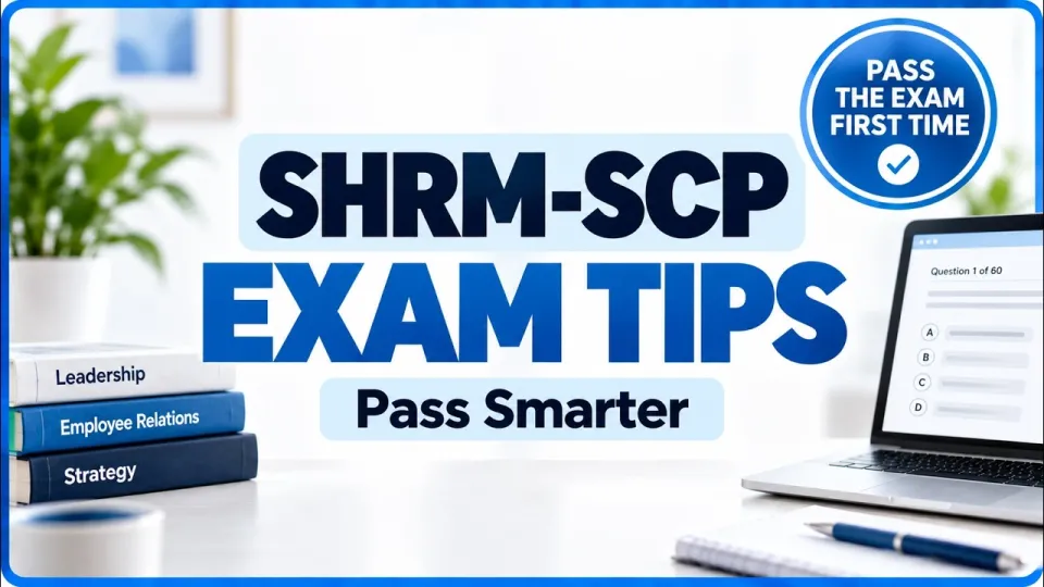 SHRM-SCP Exam Tips: How to Think Like a Strategic HR Leader